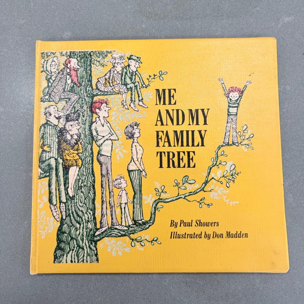 Me and My Family Tree Paul Showers 1978 First Edition‎ Hardcover Vintage Book